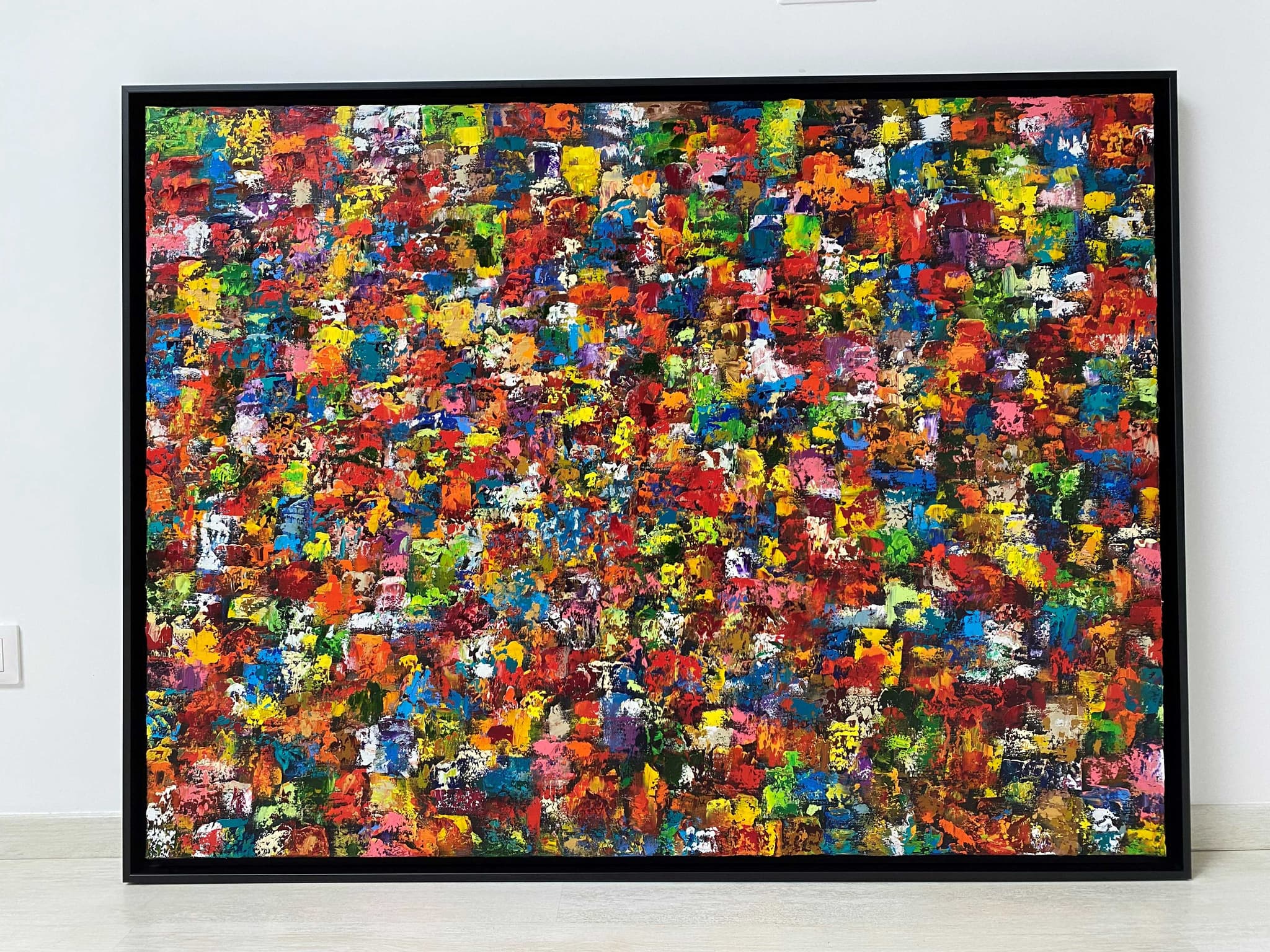 Tableau Abstrait contemporain de la ville de Las Vegas